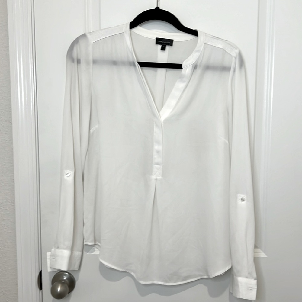 The Limited White Blouse Size Medium